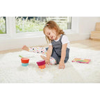 Boon - SNUG Snack Containers With Stretchy Silicone Lids -Girl Red