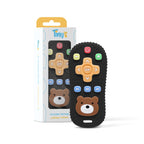 TINY'S BABY TEETHER - REMOTE CONTROL SHAPE - Black