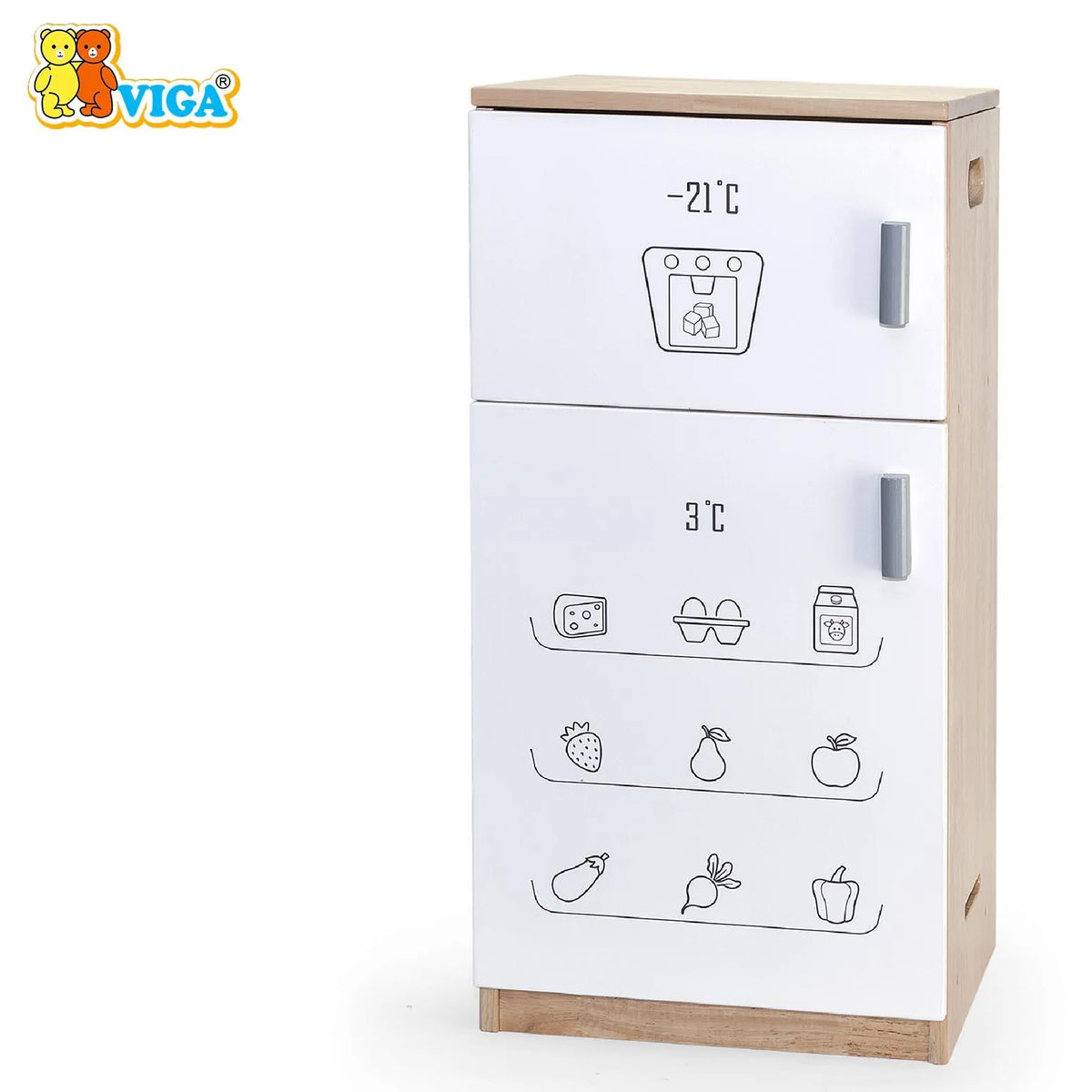 Viga White Kitchen - Fridge