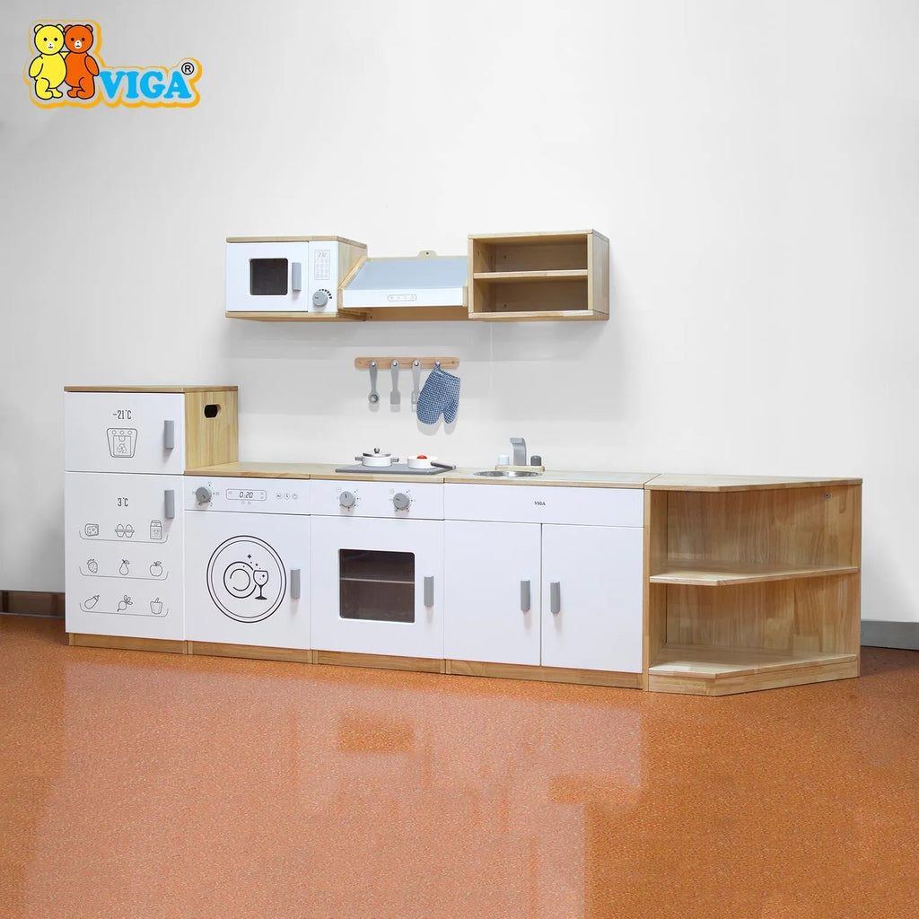Viga White Kitchen - Fridge