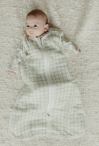 Windowpane Sage Muslin Sleep Sack