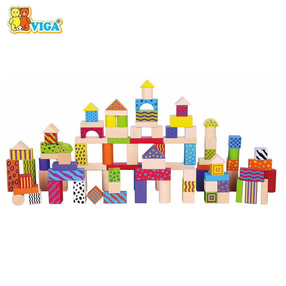Wooden Blocks -100pcs