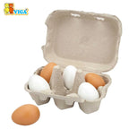 Viga Wooden Eggs 6pcs Set