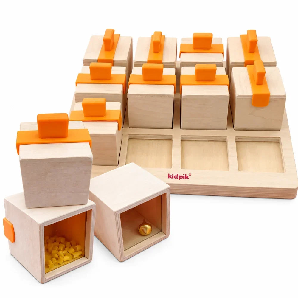 Wooden Steam Sound Box Toy