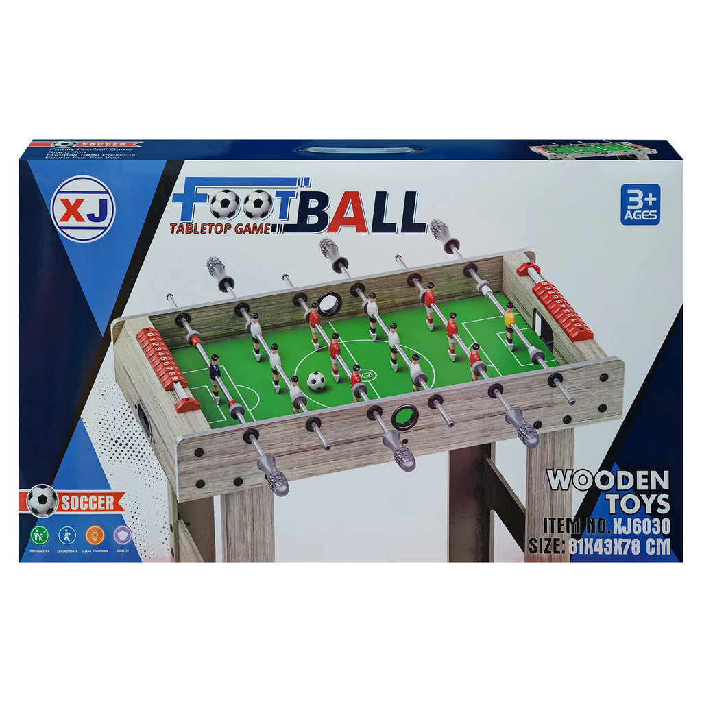 Wooden Tabletop Foosball Game
