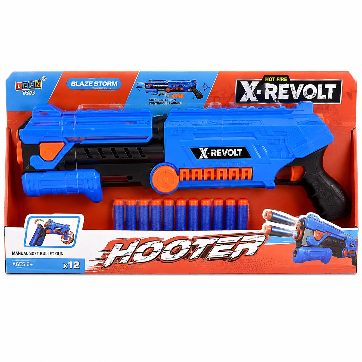 X-Revolt Foam Dart Blaster – Long Range