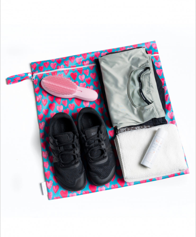 XL Wet Bag - Happy Hearts