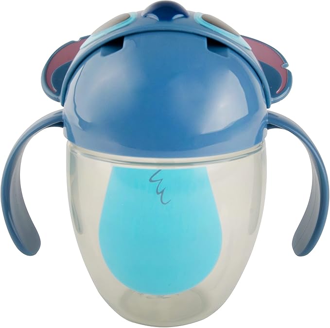 The First Years Disney Stitch 7oz Straw Trainer Cup 1pk