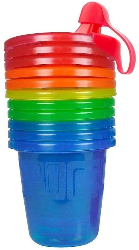 The First Years -Take & Toss 7Oz Spill-Proof Sippy Cups (Pack of 6)