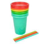 The First Years Take & Toss 10oz Straw Cups - Pack of 4