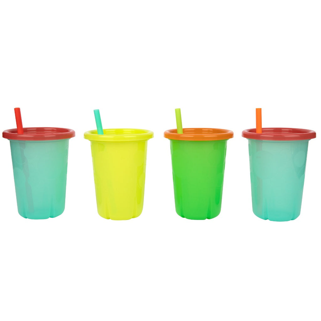 The First Years Take & Toss 10oz Straw Cups - Pack of 4