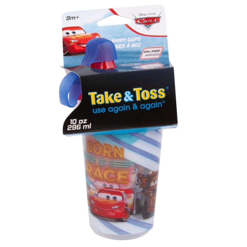 The First Years -Cars Take & Toss 10Oz Sippy Cup (Pack of 3)