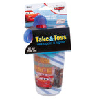 The First Years -Cars Take & Toss 10Oz Sippy Cup (Pack of 3)