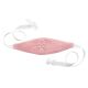 BABYJEM AUTO HEAD & NECK SUPPORT STRAP ROSE COLOR - VELVET