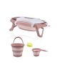 BABYJEM FOLDING BATH SET 5 PCS SALMON COLOR NEW