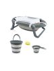 BABYJEM FOLDING BATH SET 5 PCS GREY NEW