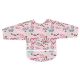 Pink Love Graffiti Cleanbib with Sleeves (12-24m)