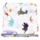 Dinosaurs Muslin Swaddle Blanket