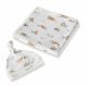 Easter Organic Jersey Wrap and Beanie Set