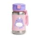 Skip Hop Zoo Stainless Steel Straw Bottle - Narwhal