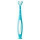 FridaBaby Triple-Angle Toothhugger Training Toothbrush for Toddler Oral Care with Blue Bristles, Blue