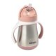 Beaba Stainless Steel Straw Cup Old Pink