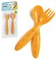 BABYJEM - BABY FOOD SPOON AND FORK - YELLOW