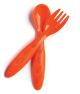 BABYJEM - BABY FOOD SPOON AND FORK - RED