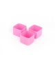 Little Lunch Box SQUARE BENTO CUPS PINK 