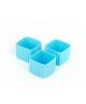 Little Lunch Box SQUARE BENTO CUPS BLUE 