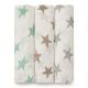 aden + anais Silky Soft 3-Pack Swaddles Milky Way
