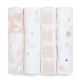aden + anais Essentials 4-Pack Muslin Swaddles To the Moon