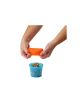 Boon - SNUG Snack Containers With Stretchy Silicone Lids -Girl Blue