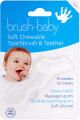 Brush-baby Soft Teether Brush for babies and toddlers White 