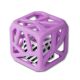 Malarkey Chew Cube - easy grip teether rattle - Purple