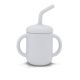 Dreamy Grey SiliSippy Cup with Straw