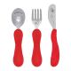 Red Easy Grip Cutlery Set 