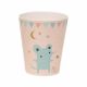 Petit Monkey Bamboo Cup Mouse Peach