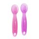 FirstSpoon Silicone Learning Utensil - Pink & Purple