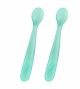 CHICCO SOFT SILICONE SPOON BI-PACK for BOYS 6+ months - 2 pcs