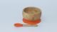 Mori Mori round bowl with spoon and silicone suction orange