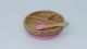 Mori Mori round plate with spoon and silicone suction pink