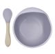Lilac Scoop and Spoon Set