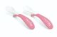 Nuvita Set Easy Eating Plastic spoon and fork PINK