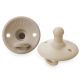 Oat and Coco Round Silicone Pacifier - Set of 2