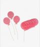 Pink Acrylic Balloons Milestone Set