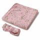 Pink Wattle Baby Jersey Wrap and Topknot Set