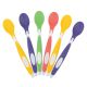 Dr.Brown's Soft-Tip Spoon, 6-Pack (2x Yellow, 2x Purple, 1x Green, 1x Red)