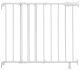 Summer Top of Stairs Simple to Secure Metal Gate- White