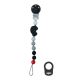 Silibeads Black Car Pacifier Clip